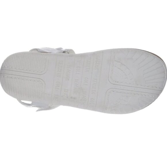 Kenneth Cole Reaction Girls Toddler Little Kid Age 4-5 Ankle Strap Sandal White - Picture 7 of 7